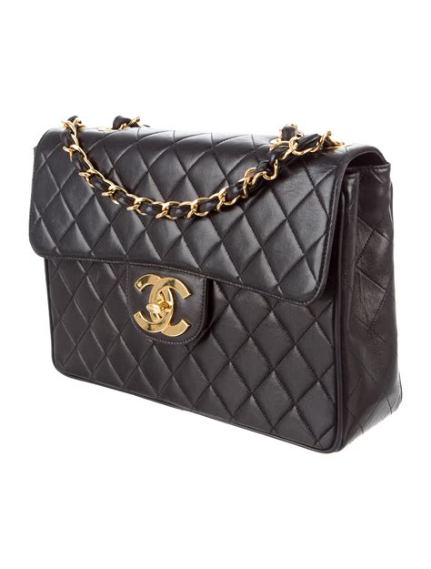 chanel classic flap 1985|Chanel classic flap bag jumbo.